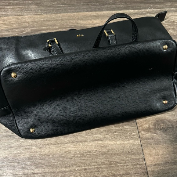 Ralph Lauren black leather bag - Picture 4 of 11